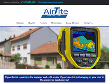 Tablet Screenshot of airtite-insulation.com